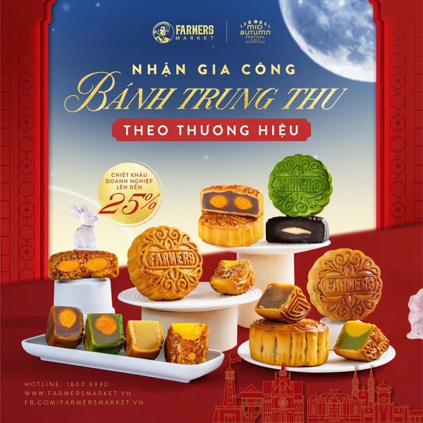 Gia công bánh trung thu theo thương hiệu riêng
