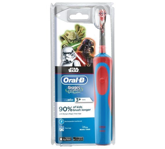 Bàn chải điện cho bé ORAL-B BRAUN staget power Star wars