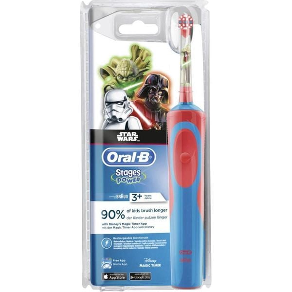 Bàn chải điện cho bé ORAL-B BRAUN staget power Star wars