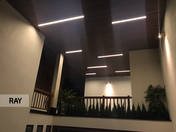 Đèn led thanh Ray lắp đặt tại trần nhà ban công  dự án
