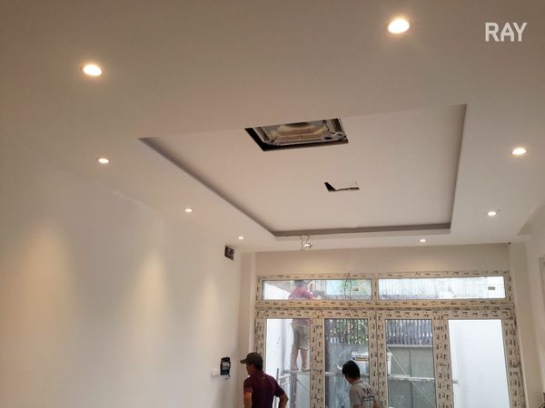 thiết kế LED âm trần cho trần nhà biệt thự