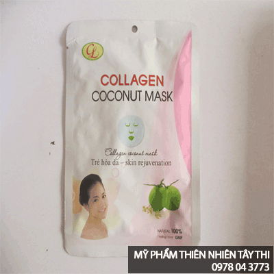 mặt nạ dừa collagen cửu long
