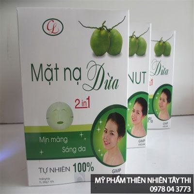 cách bảo quản mặt nạ dừa cửu long 2in1