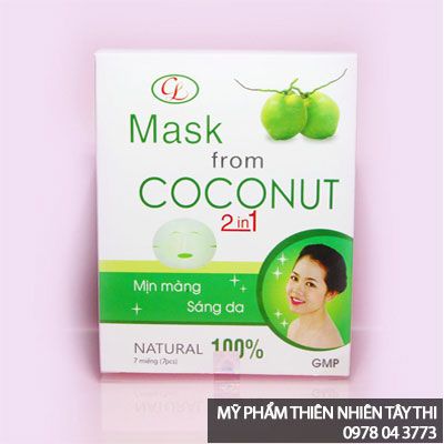 thành phần các chất của mặt nạ dừa cửu long 2in1