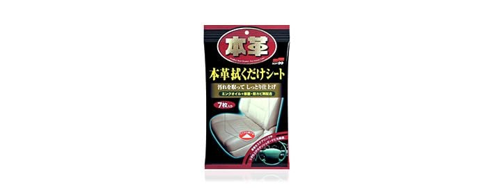 Leather Seat Cleaning Wipe Soft99 Japan