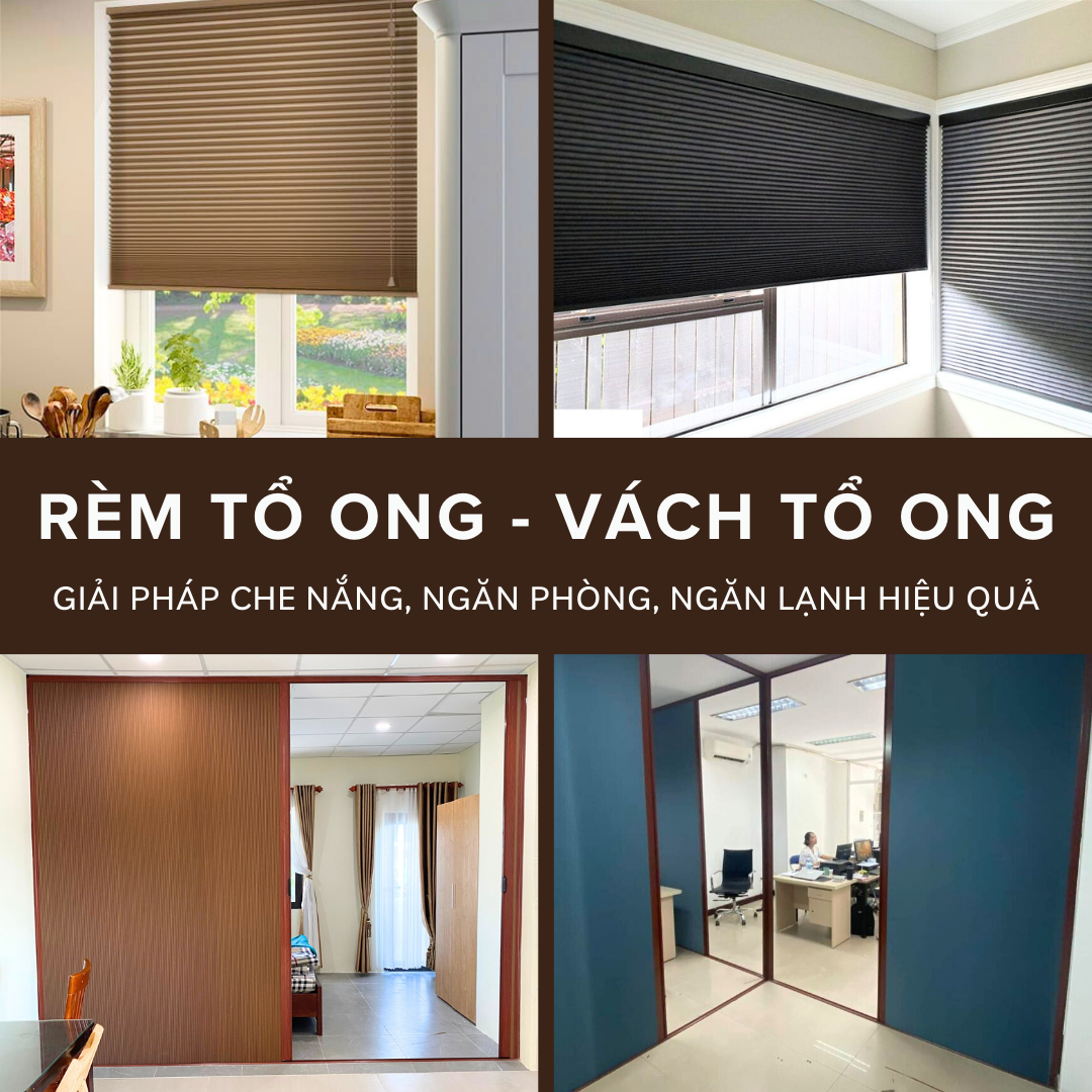 2025 BẢNG GIÁ MỚI NHẤT RÈM TỔ ONG - VÁCH TỔ ONG | VÁCH NGĂN PHÒNG | VÁCH NGĂN LẠNH