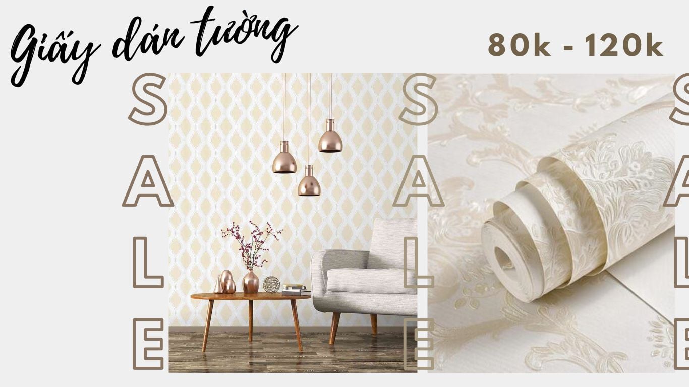 Giấy Dán Tường Xả Kho Thanh Lý Giá Rẻ