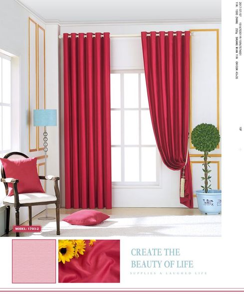 Rèm cửa sổ - rèm một lớp màu đỏ đô phù hợp cho căn phòng đón nắng - màn cửa giá sỉ - màn cửa Hoa Đô