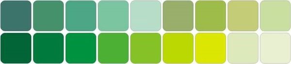 Bảng màu tone xanh - có thêm nhiều lựa chọn cho bạn 