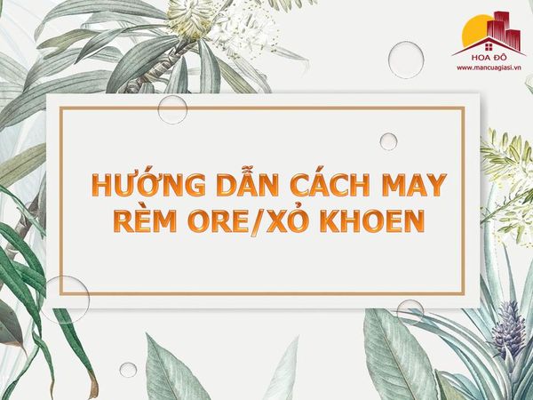 cách may rèm cửa sổ