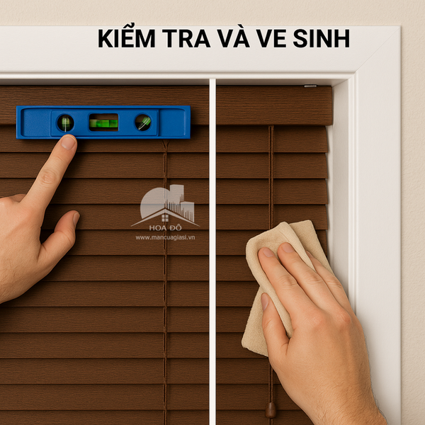 Hướng Dẫn Lắp Đặt Rèm Sáo Gỗ Tại Nhà Trong 15p