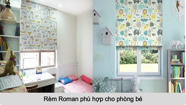 rèm roman cửa sổ đẹp Màn của Hoa Đô 2