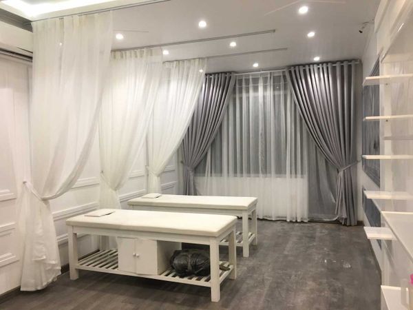Rèm spa đẹp - Màn cửa Hoa Đô