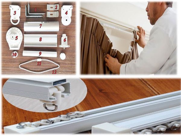 Tháo lắp thanh treo tiện lợi - Màn cửa Hoa Đô