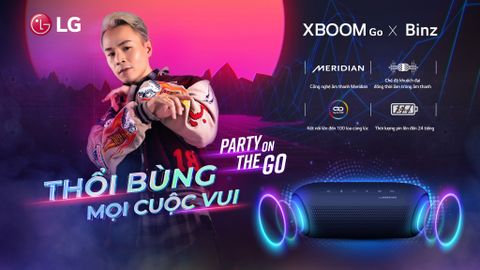 LG ra mắt những dòng loa di động XBoom GO với đại sứ thương hiệu rapper Binz
