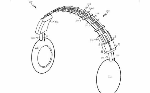 Lộ bằng sáng chế cặp tai nghe chụp đầu Apple AirPods Studio