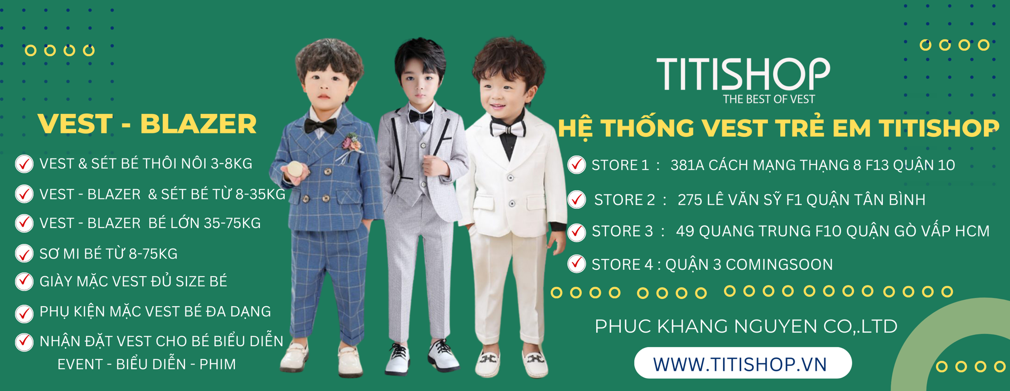 VEST TRẺ EM