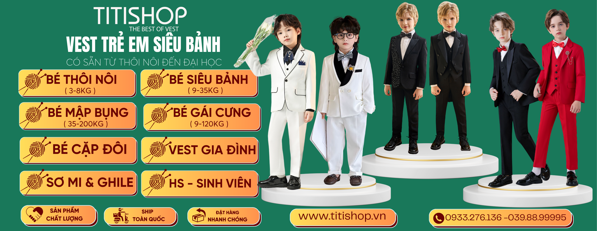 VEST TRẺ EM