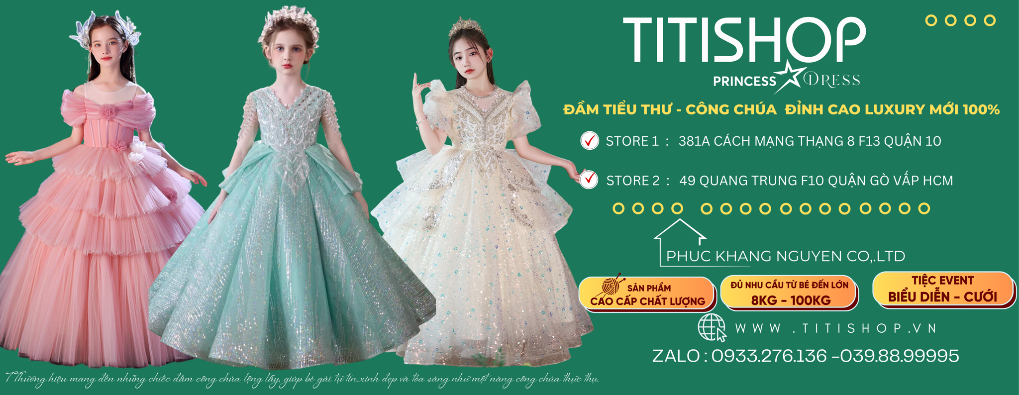 Đầm Công Chúa Luxury