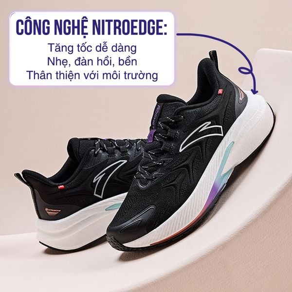 Công nghệ đế giữa NiTROEDGE giày thể thao ANTA