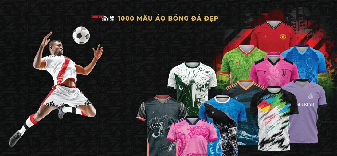 1000 MẪU ÁO BÓNG ĐÁ ĐẸP