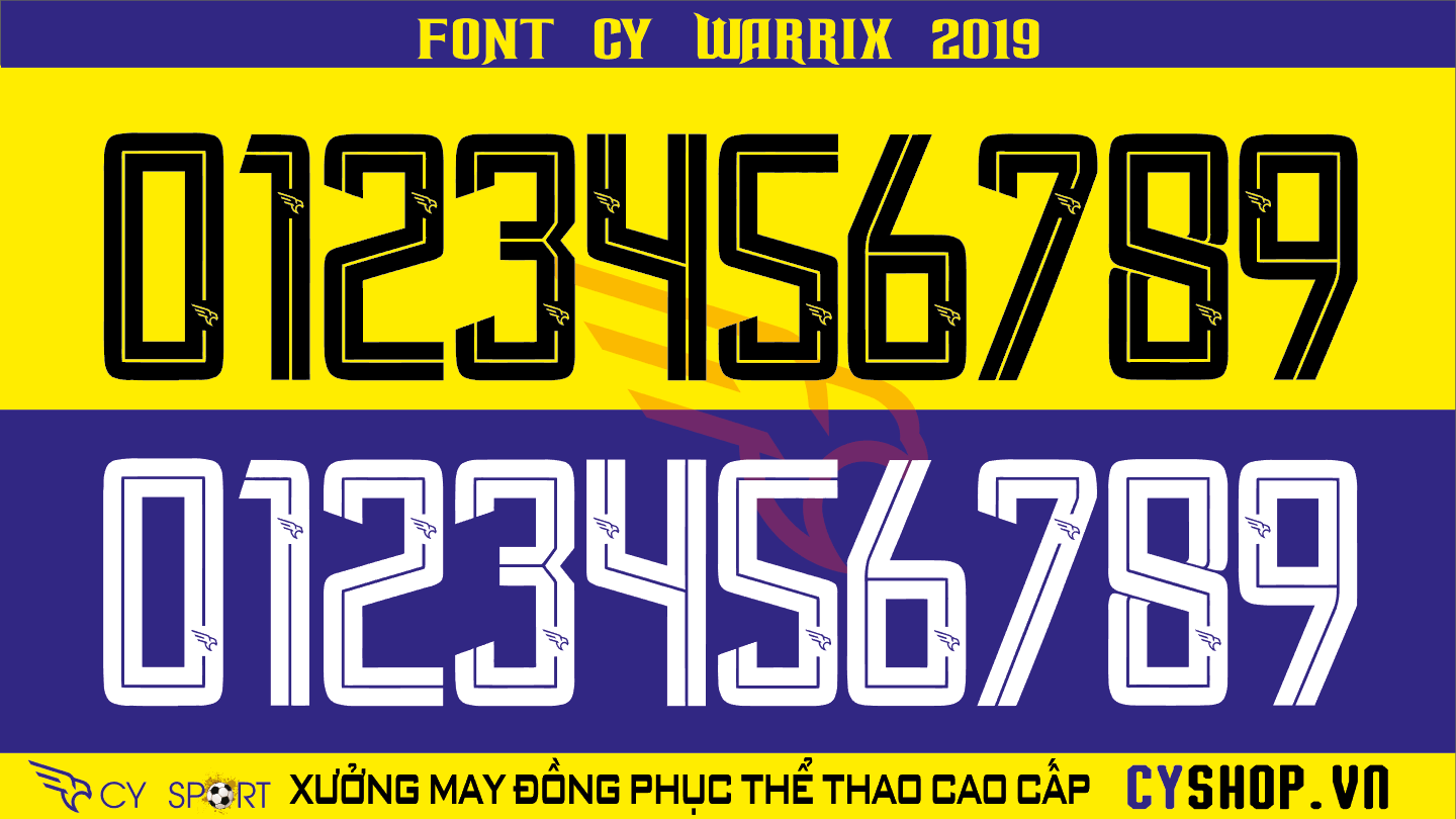 Font Thailand 2019 Warrix Sport
