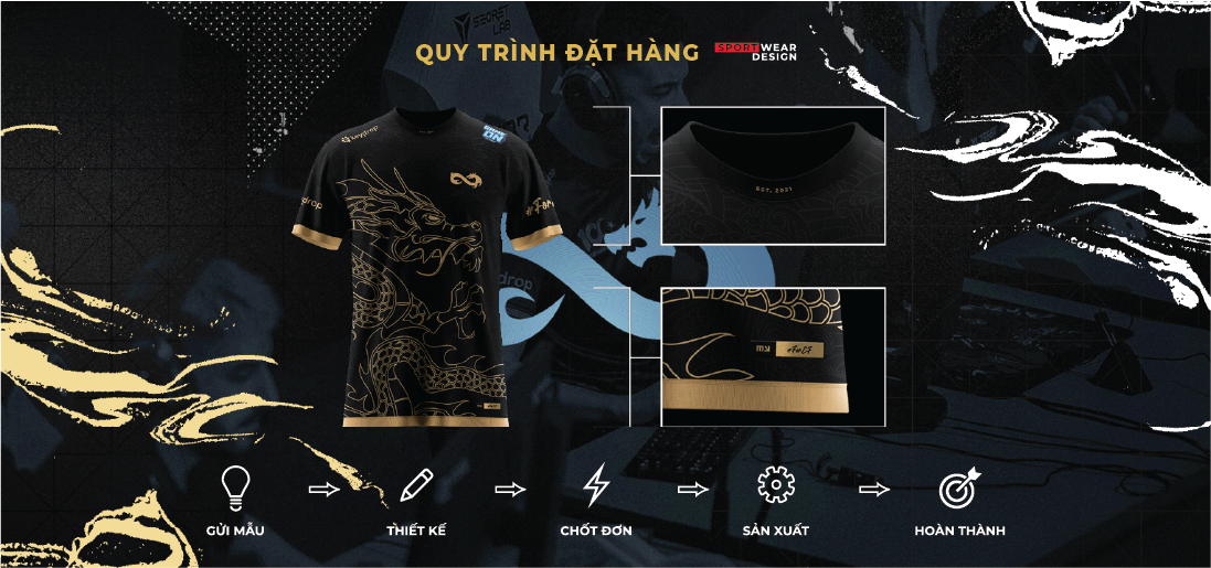 ĐẶT MAY IN ÁO GAME THỦ ÁO GAME ESPORT NHƯ THẾ NÀO