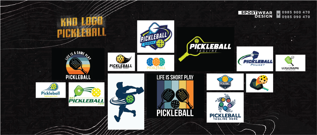 LOGO PICKLEBALL ĐẸP NHẤT