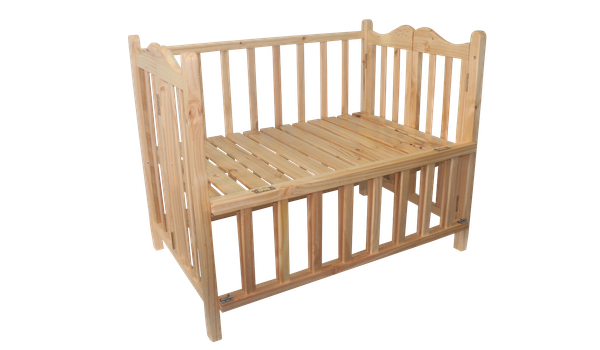 Giường cũi cho bé gỗ thông cao cấp VINANOI - VNC107:4393