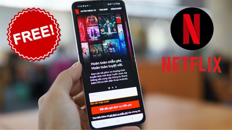 Cách xem Netflix miễn phí trên điện thoại Android