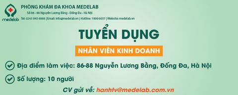 [MEDELAB] TUYỂN DỤNG NHÂN VIÊN KINH DOANH