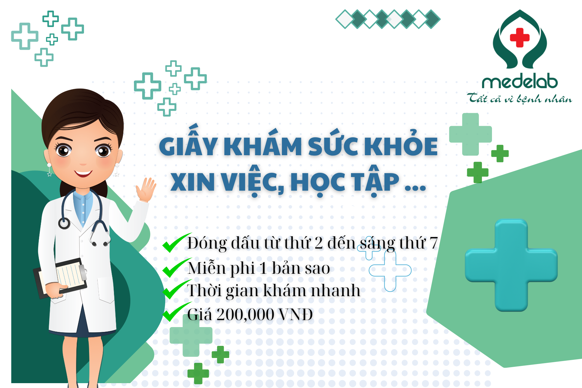 KHÁM SỨC KHỎE XIN VIỆC, HỌC TẬP...