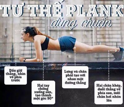 Bí quyết Tập Plank đúng cách