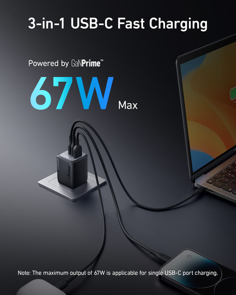 Anker 735 Charger 67W GaNPrime - A2669