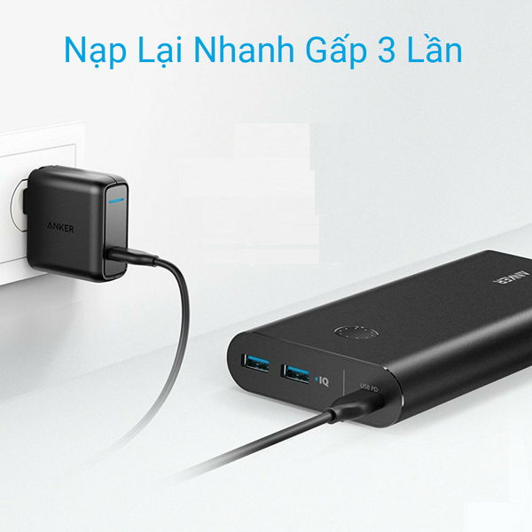 Pin Dự Phòng Anker PowerCore+ 26800 Power Delivery & Sạc PowerPort+ 1 –  ANKER Việt Nam