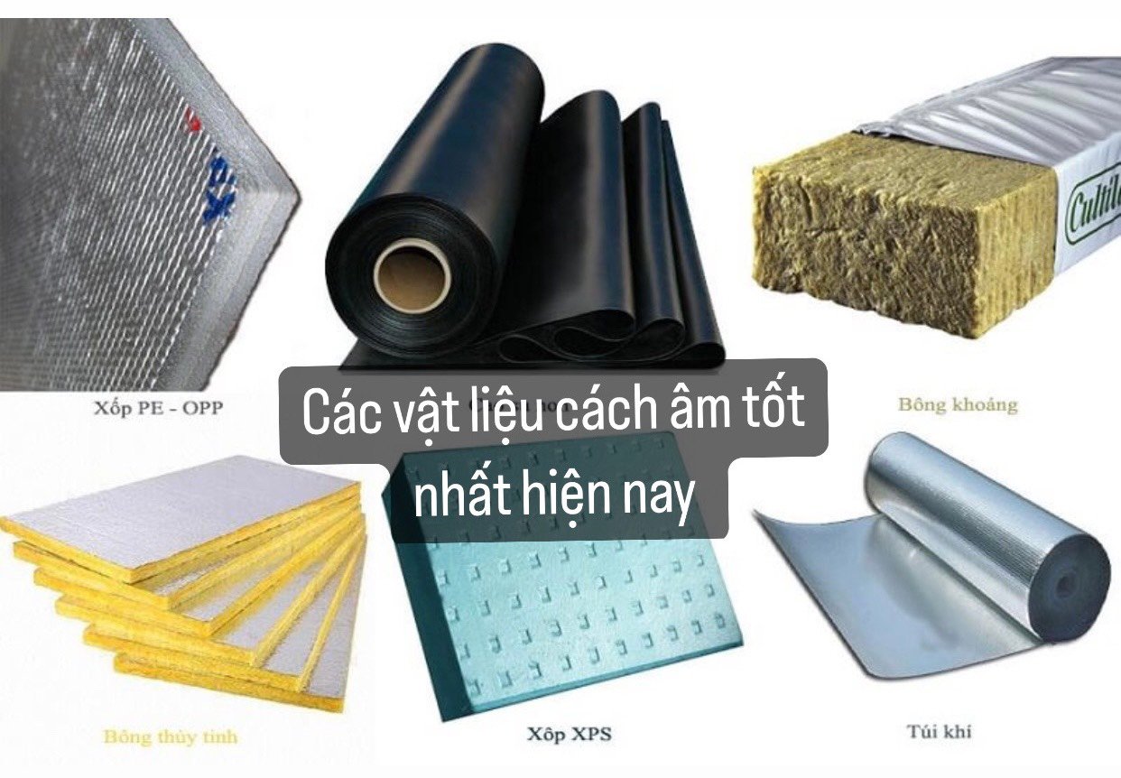 Các vật liệu cách âm tốt nhất hiện nay