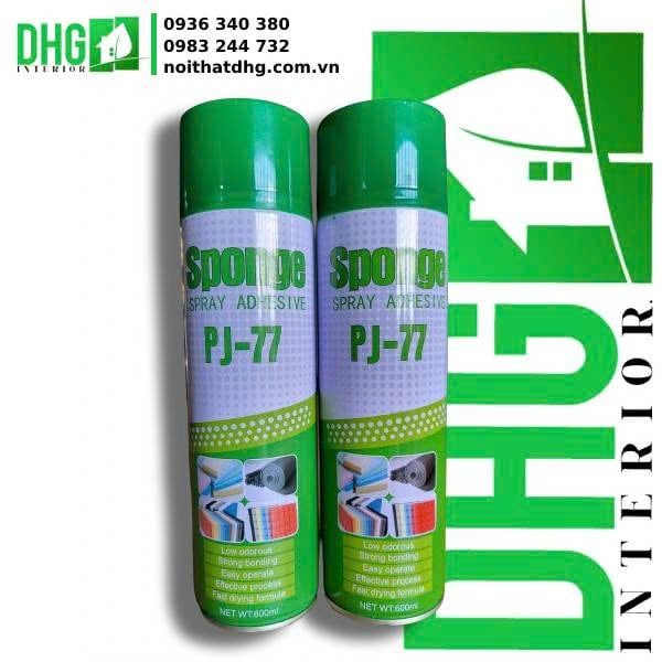 Keo dán dạng xịt đa năng PJ-77: Giải pháp dán kết hoàn hảo cho mọi vật liệu