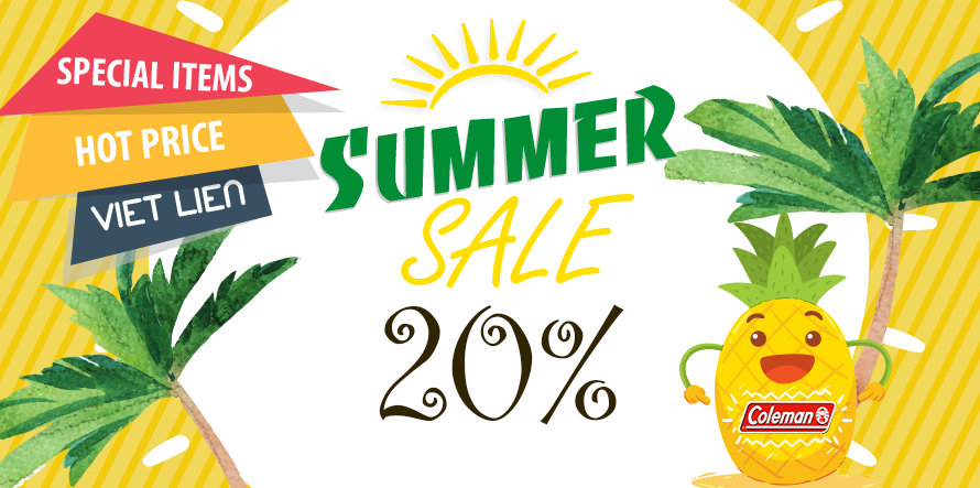 KHUYẾN MÃI SUMMER SALE CỰC HOT CÙNG COLEMAN từ 23/07 đến 06/08/2017