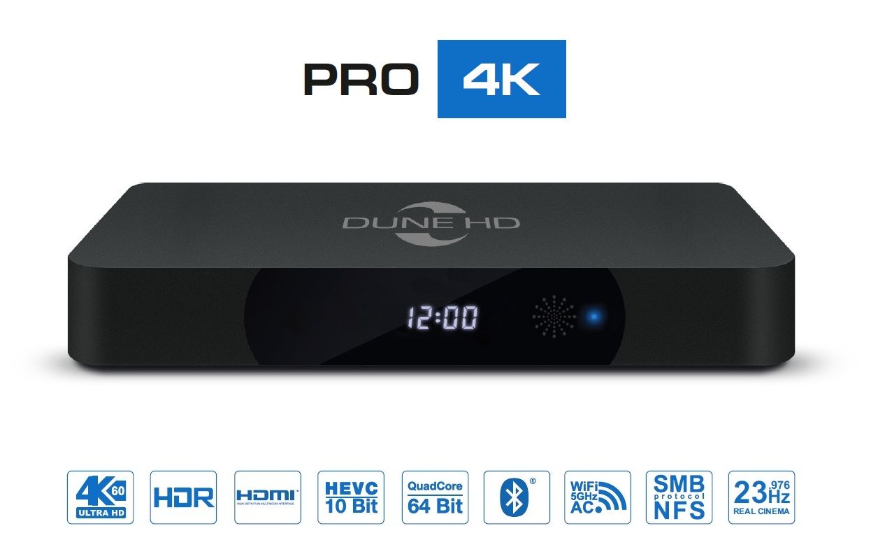 Những thông số kỹ thuật đáng chú ý trên đầu phát Dune HD Pro 4K
