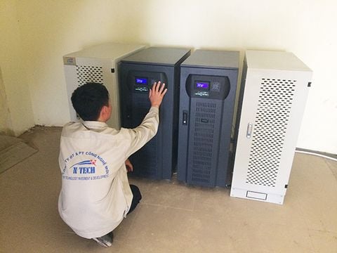 Lắp đặt bộ lưu điện Tescom tại Bênh viện Đa khoa Bắc Giang