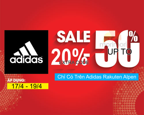 ADIDAS ALPEN SALE UP TO 50% + EXTRA CODE 20%
