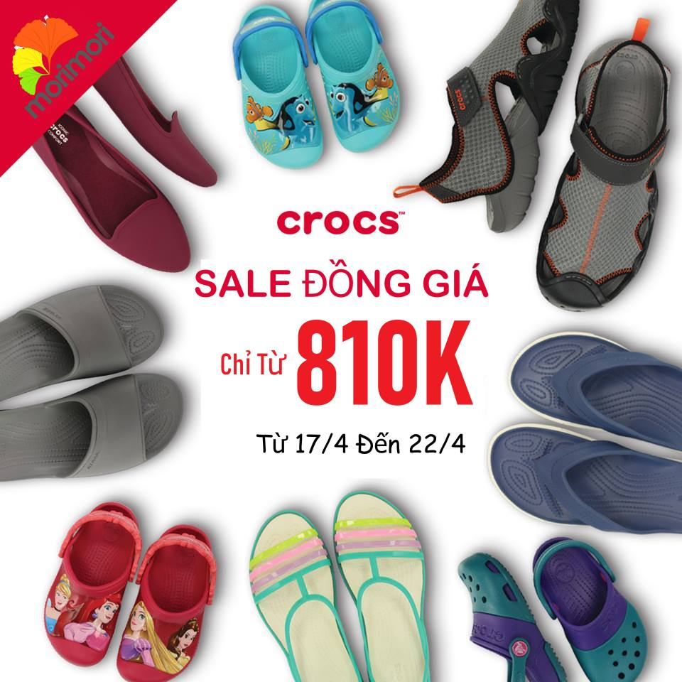 CROCS JAPAN SALE ĐỒNG GIÁ CHỈ TỪ 810K