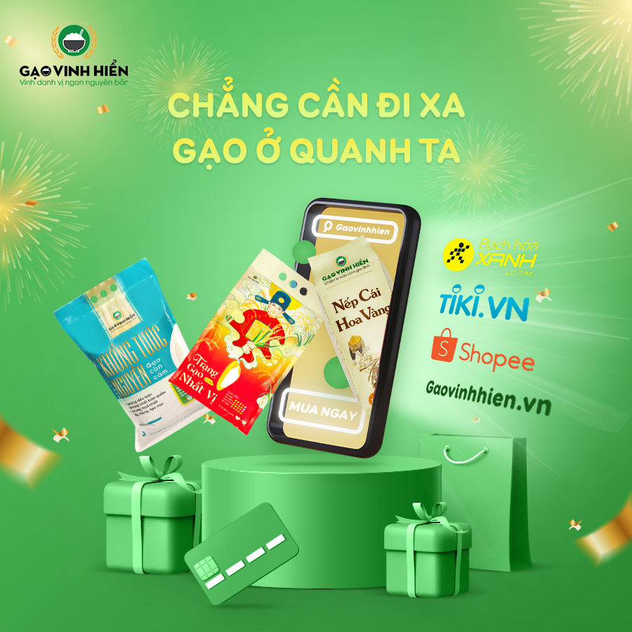 CHẲNG CẦN ĐI XA, GẠO Ở QUANH TA