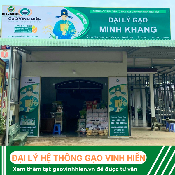 GẠO SẠCH NHÀ VINH HIỂN ĐÃ CÓ MẶT TẠI HUYỆN CẨM MỸ - ĐỒNG NAI
