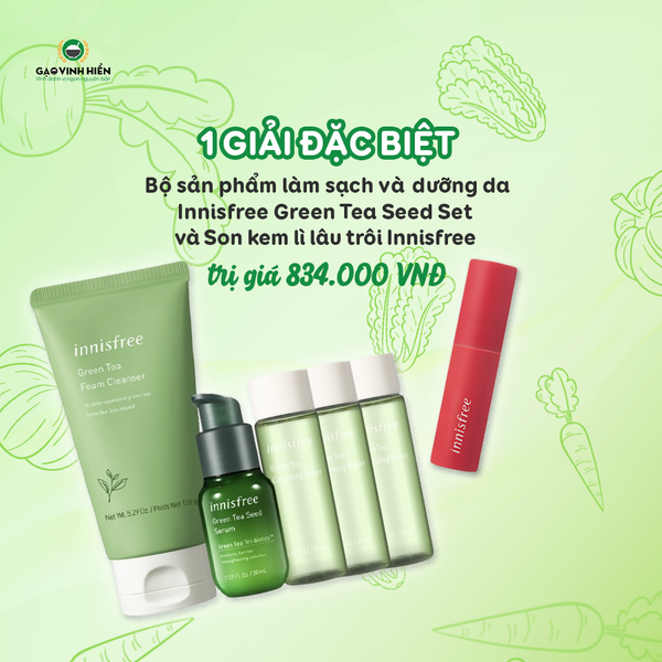 [ MINIGAME THÁNG 3] NHẤT DÁNG, NHÌ DA, ĂN GẠO GÌ ĐỂ KHOẺ ĐẸP THÁNG BA?