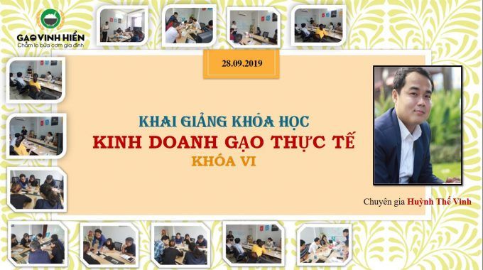 Khai giảng khóa học kinh doanh gạo - Khóa VI