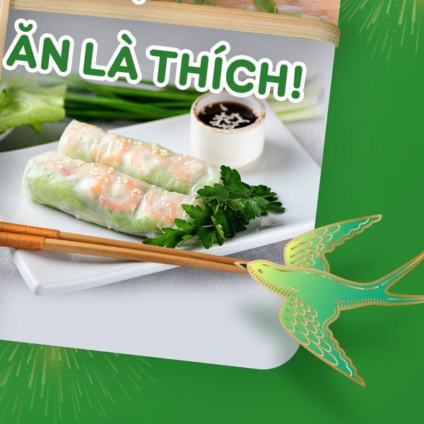 GỎI CUỐN ĐỔI VỊ SAU TẾT, ĂN LÀ THÍCH