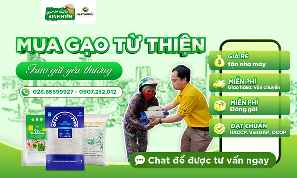 GẠO TỪ THIỆN VINH HIỂN- CHẤT LƯỢNG GIÁ TỐT TẬN NHÀ MÁY