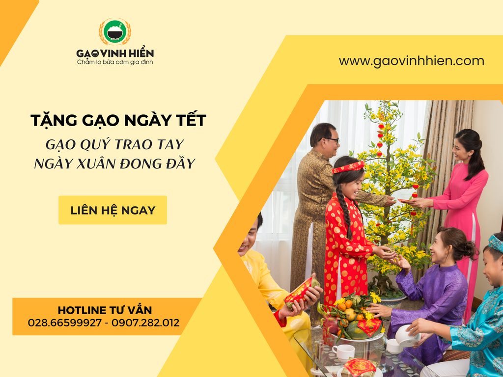 TẶNG GẠO NGÀY TẾT - GẠO QUÝ TRAO TAY, NGÀY XUÂN ĐONG ĐẦY