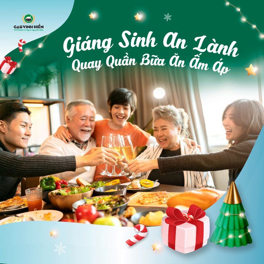 GẠO VINH HIỂN GỬI LỜI CHÚC GIÁNG SINH AN LÀNH